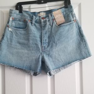 Madewell Relaxed Denim Shorts Curvy Sz 27